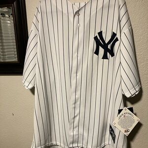 Majestic Men's White NY Yankees Derek Jeter Jersey - 3XL - NWT